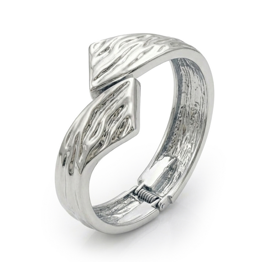 OY Jewells Luxury Geometric Twist Stainless Steel Bracelet Kada for Women