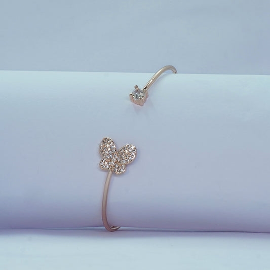 Pave Butterfly Diamond Bracelets - OY JEWELLS -