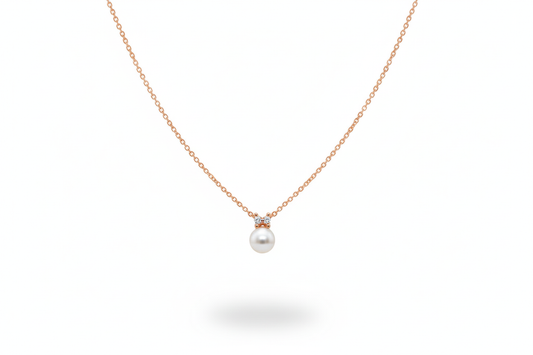 Crown Pearl Accents Pendant with Earrings Set